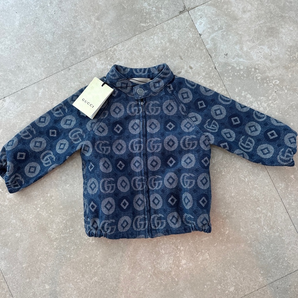 Gucci Baby Boy Jacquard Jacket 9-12M NWT